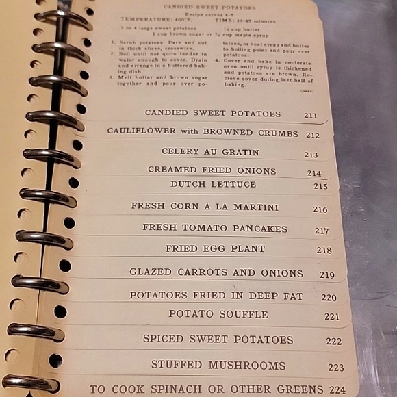 Vintage Pillsbury Cookbook with Aluminum Cover - Picture 11 of 12